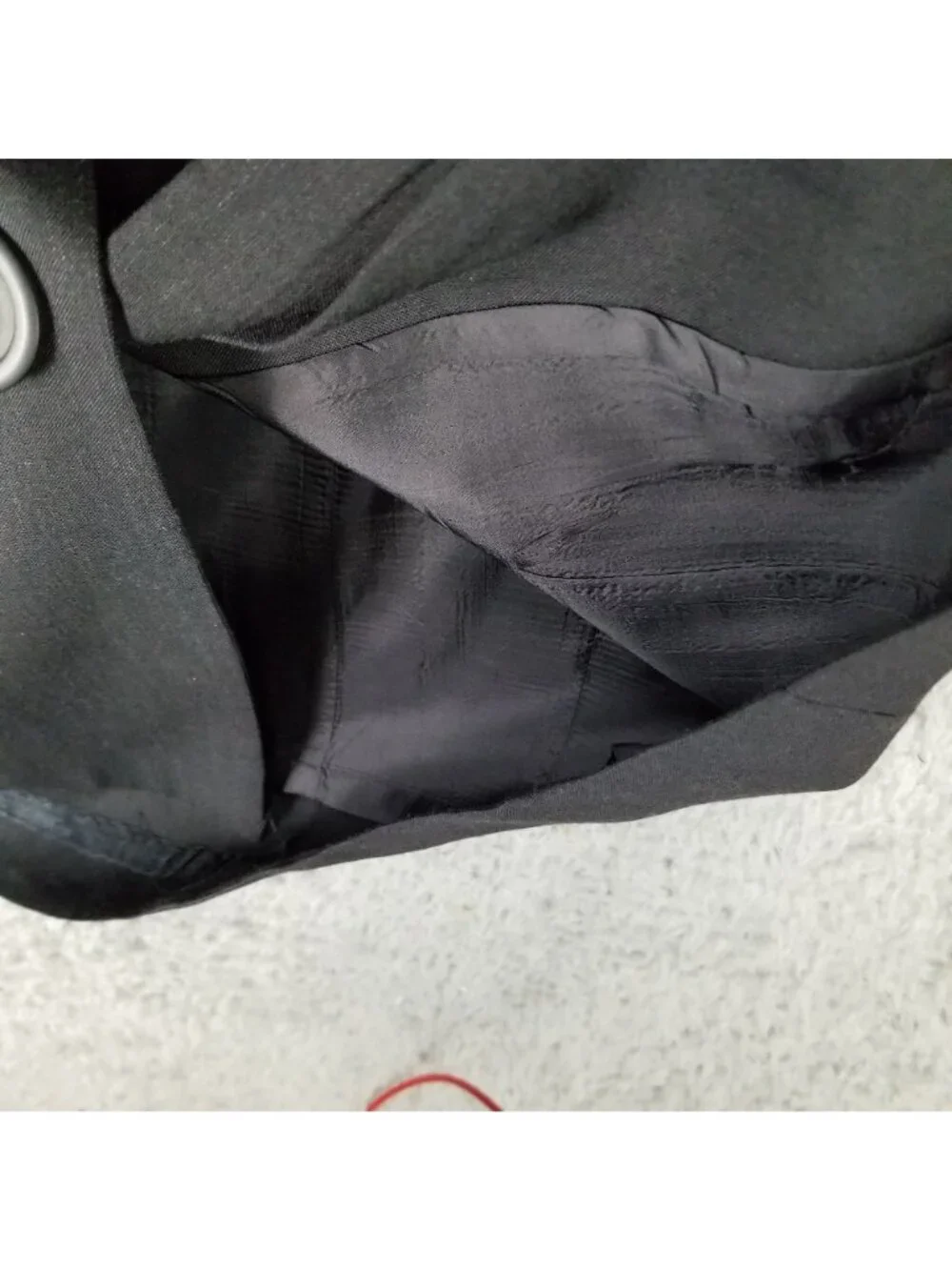 Tahari Dress Womens 8 Black Sleeveless Academia Linen Blend Sheath *Read* - Picture 5 of 12